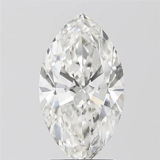2.55ct Marquise Lab Grown Diamond (Colour G, Clarity VVS2, IGI Certified)