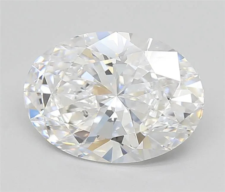 2.55ct Oval Lab Grown Diamond (Colour D, Clarity FL, Cut EX, IGI Certified)
