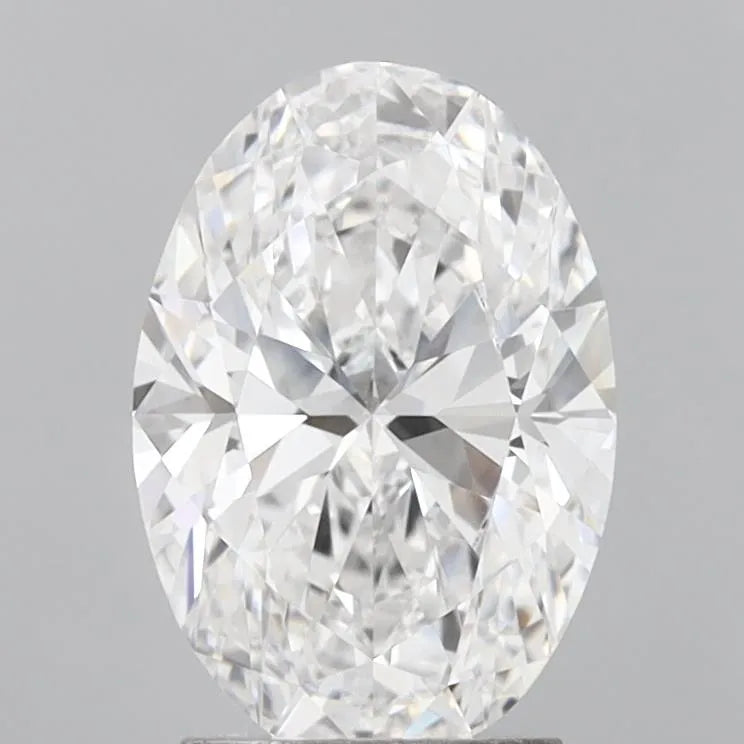 2.55ct Oval Lab Grown Diamond (Colour D, Clarity VVS1, IGI Certified)
