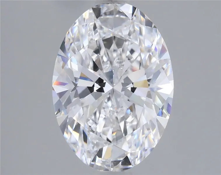 2.55ct Oval Lab Grown Diamond (Colour D, Clarity VVS2, IGI Certified)