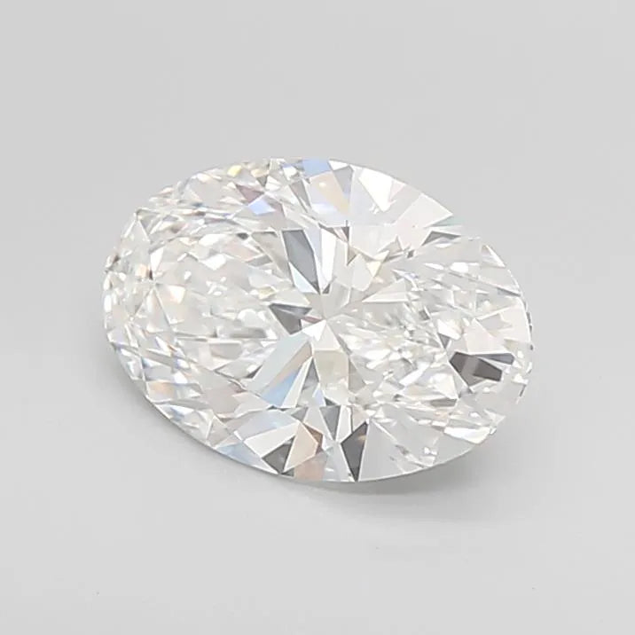 2.55ct Oval Lab Grown Diamond (Colour E, Clarity VVS2, IGI Certified)