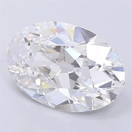 2.55ct Oval Lab Grown Diamond (Colour E, Clarity VVS2, IGI Certified)