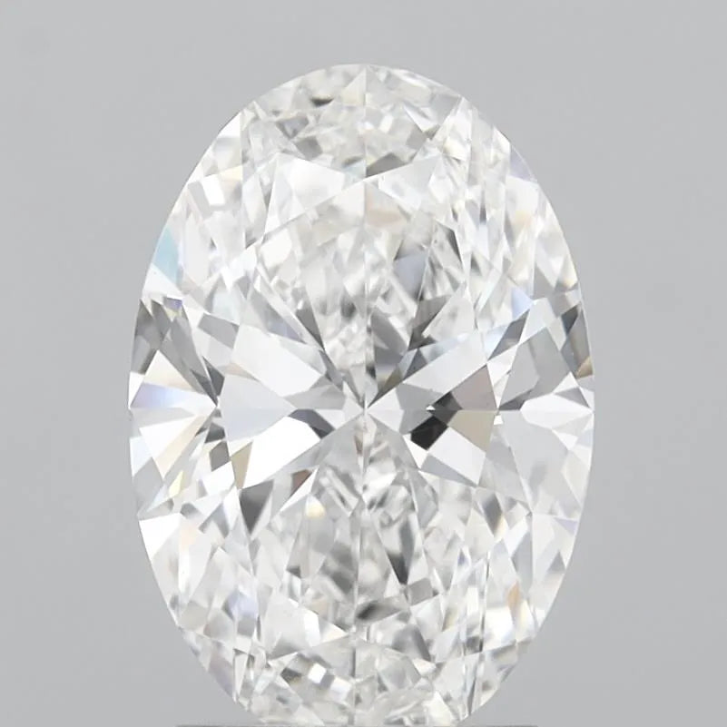 2.55ct Oval Lab Grown Diamond (Colour E, Clarity VVS2, IGI Certified)