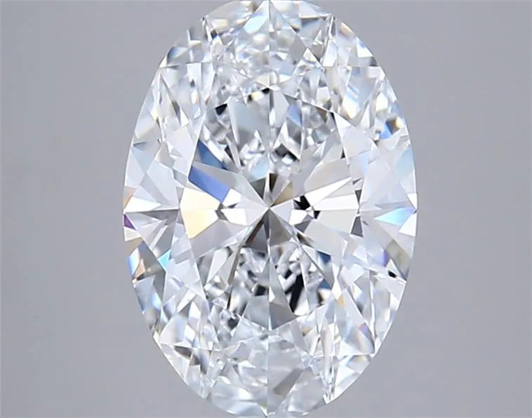 2.55ct Oval Lab Grown Diamond (Colour E, Clarity VVS2, IGI Certified)
