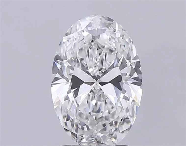 2.55ct Oval Lab Grown Diamond (Colour F, Clarity SI1, IGI Certified)