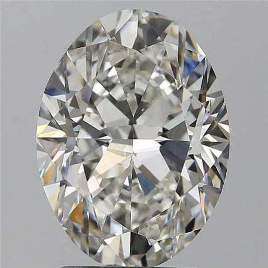 2.55ct Oval Lab Grown Diamond (Colour F, Clarity VS1, IGI Certified)