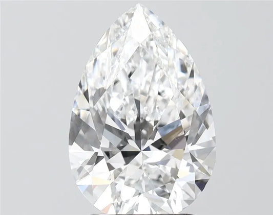 2.55ct Pear Lab Grown Diamond (Colour D, Clarity VVS1, IGI Certified)