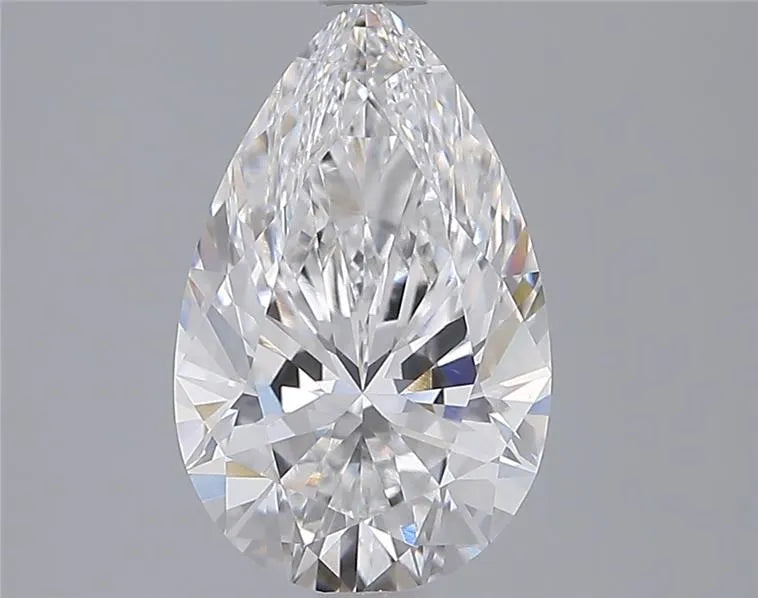 2.55ct Pear Lab Grown Diamond (Colour D, Clarity VVS2, IGI Certified)