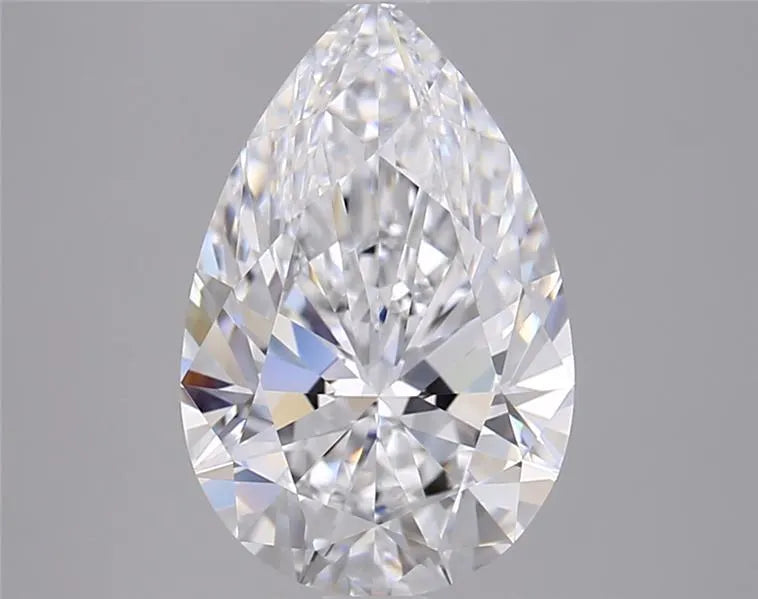 2.55ct Pear Lab Grown Diamond (Colour E, Clarity IF, IGI Certified)