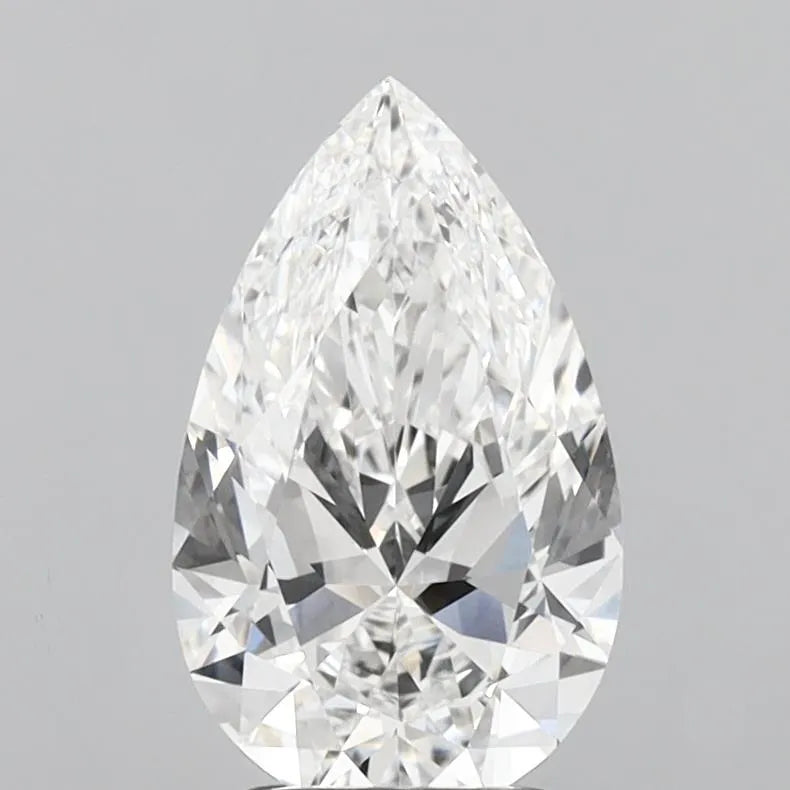 2.55ct Pear Lab Grown Diamond (Colour E, Clarity VVS1, IGI Certified)