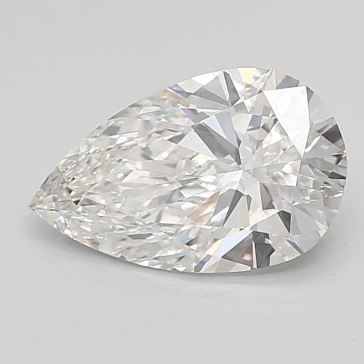2.55ct Pear Lab Grown Diamond (Colour F, Clarity VVS2, IGI Certified)