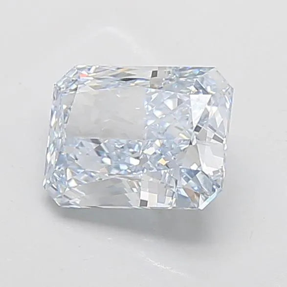 2.55ct Radiant Lab Grown Diamond (Colour Fancy Light Blue, Clarity IF, IGI Certified)