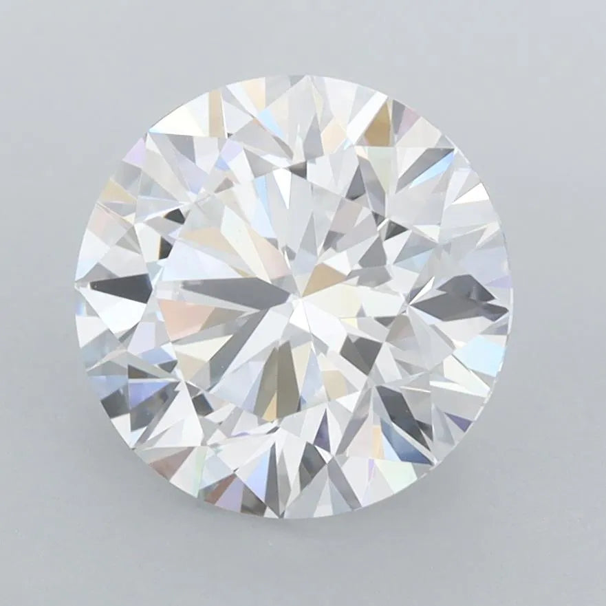 2.55ct Round Lab Grown Diamond (Colour D, Clarity IF, Cut ID, IGI Certified)