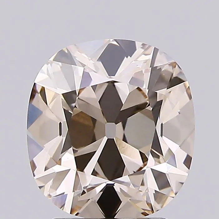 2.56ct Cushion brilliant Lab Grown Diamond (Colour Very Light Brown, Clarity VVS2, IGI Certified)