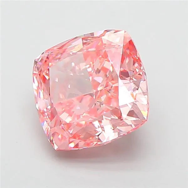 2.56ct Cushion modified Lab Grown Diamond (Colour Fancy Vivid Pink, Clarity VS1, IGI Certified)