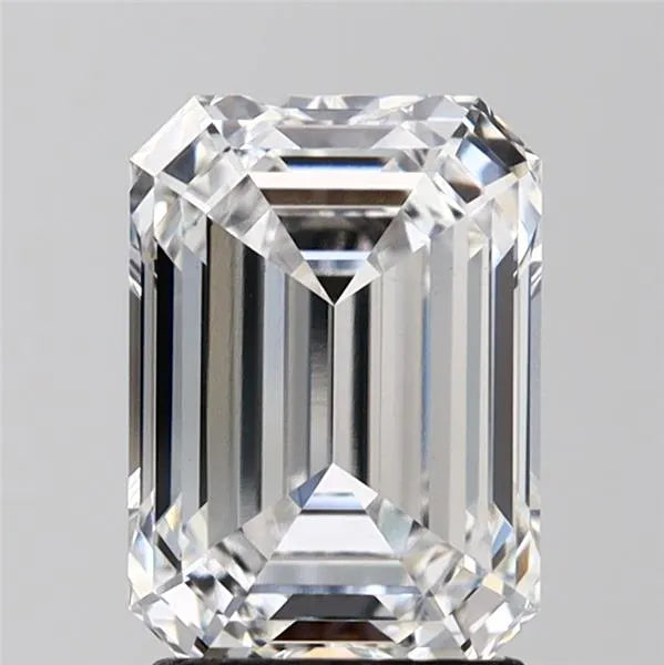 2.56ct Emerald Lab Grown Diamond (Colour D, Clarity VS1, IGI Certified)