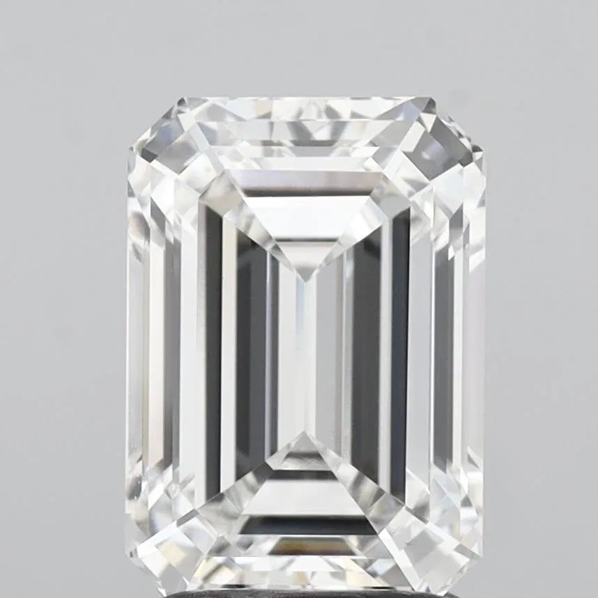 2.56ct Emerald Lab Grown Diamond (Colour E, Clarity VVS2, IGI Certified)