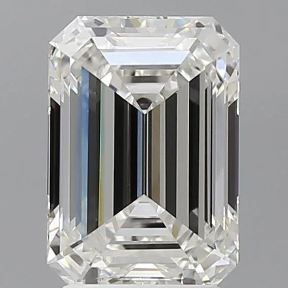 2.56ct Emerald Lab Grown Diamond (Colour F, Clarity VVS2, IGI Certified)