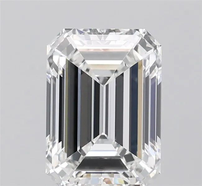 2.56ct Emerald Lab Grown Diamond (Colour F, Clarity VVS2, IGI Certified)