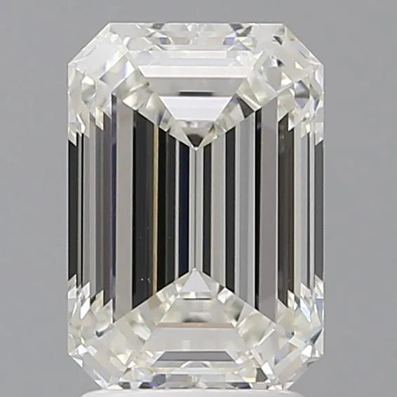 2.56ct Emerald Lab Grown Diamond (Colour G, Clarity VVS2, IGI Certified)