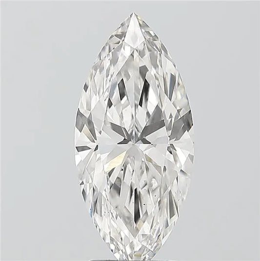2.56ct Marquise Lab Grown Diamond (Colour F, Clarity VS2, IGI Certified)
