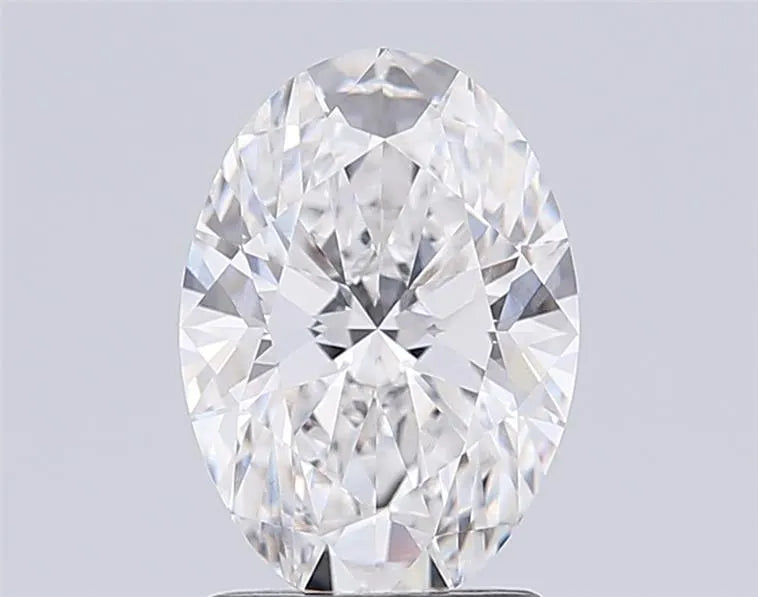2.56ct Oval Lab Grown Diamond (Colour D, Clarity VVS2, IGI Certified)