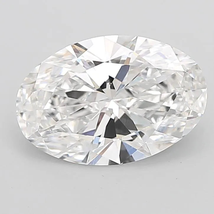 2.56ct Oval Lab Grown Diamond (Colour D, Clarity VVS2, IGI Certified)