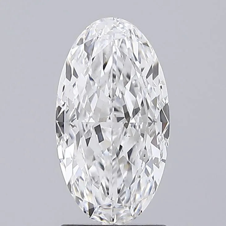 2.56ct Oval Lab Grown Diamond (Colour E, Clarity VS1, IGI Certified)