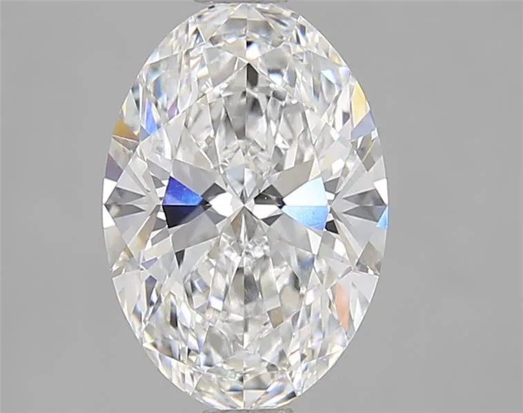 2.56ct Oval Lab Grown Diamond (Colour E, Clarity VVS2, IGI Certified)