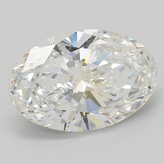 2.56ct Oval Lab Grown Diamond (Colour E, Clarity VVS2, IGI Certified)