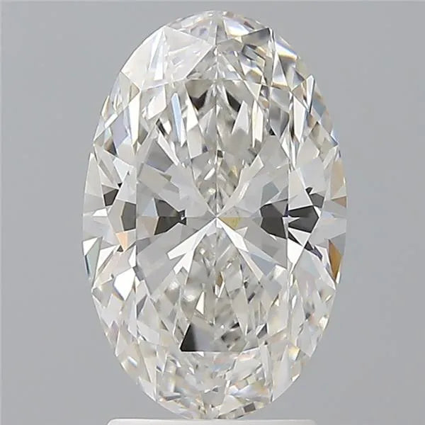 2.56ct Oval Lab Grown Diamond (Colour F, Clarity VS1, IGI Certified)