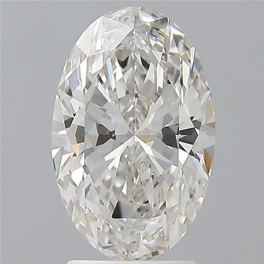 2.56ct Oval Lab Grown Diamond (Colour F, Clarity VS1, IGI Certified)
