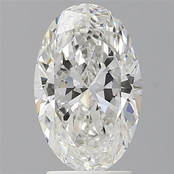 2.56ct Oval Lab Grown Diamond (Colour F, Clarity VS1, IGI Certified)