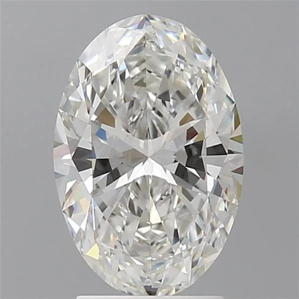 2.56ct Oval Lab Grown Diamond (Colour F, Clarity VVS2, IGI Certified)
