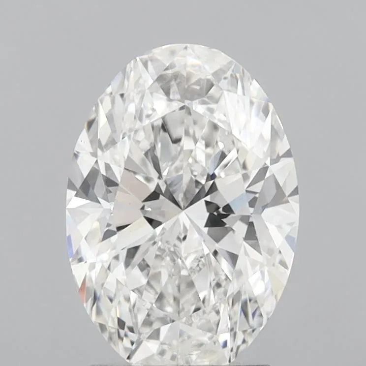 2.56ct Oval Lab Grown Diamond (Colour F, Clarity VVS2, IGI Certified)