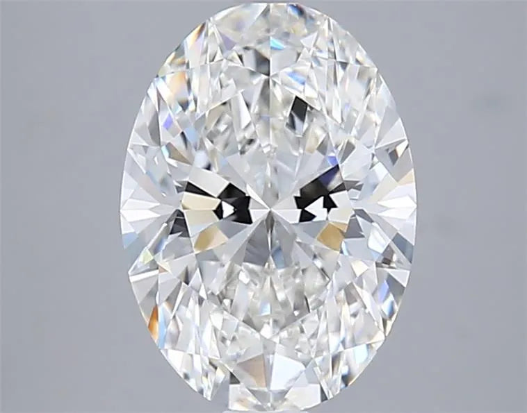 2.56ct Oval Lab Grown Diamond (Colour F, Clarity VVS2, IGI Certified)