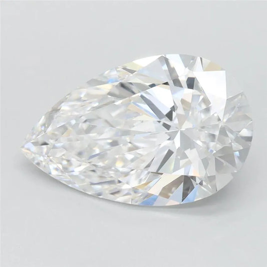 2.56ct Pear Lab Grown Diamond (Colour D, Clarity IF, IGI Certified)
