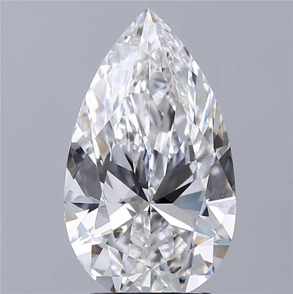 2.56ct Pear Lab Grown Diamond (Colour D, Clarity VVS1, IGI Certified)