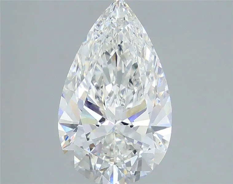 2.56ct Pear Lab Grown Diamond (Colour F, Clarity VVS2, IGI Certified)