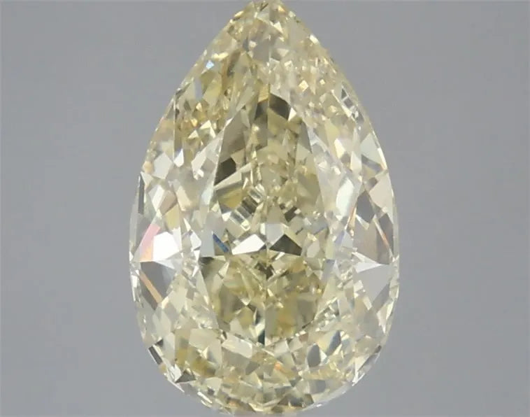 2.56ct Pear Lab Grown Diamond (Colour Fancy Yellow, Clarity VVS2, IGI Certified)