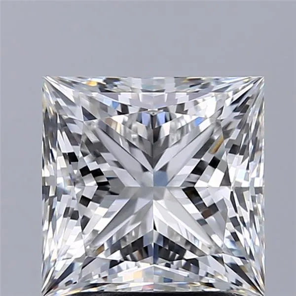 2.56ct Princess Lab Grown Diamond (Colour E, Clarity IF, IGI Certified)