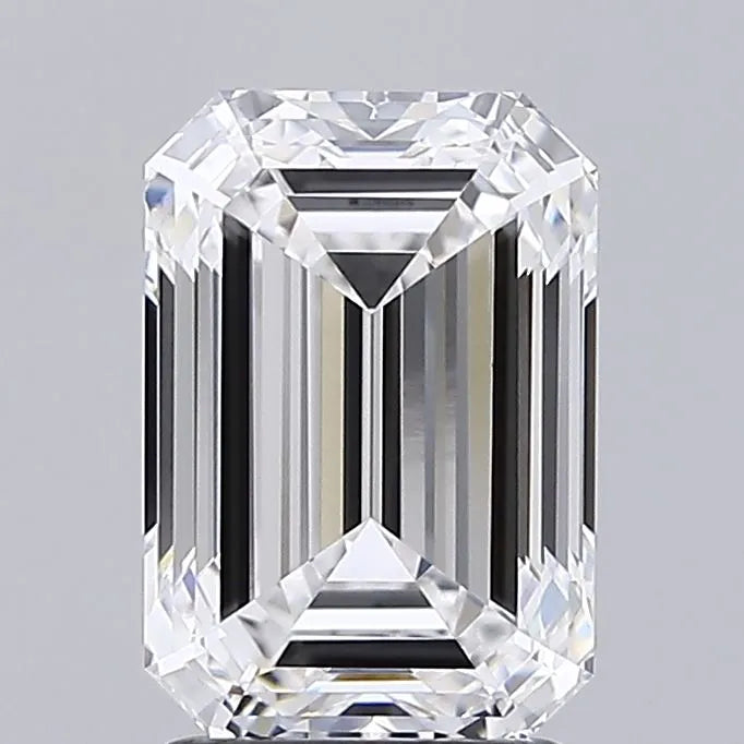 2.57ct Emerald Lab Grown Diamond (Colour D, Clarity VVS1, IGI Certified)