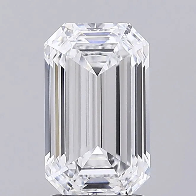 2.57ct Emerald Lab Grown Diamond (Colour E, Clarity VVS1, IGI Certified)