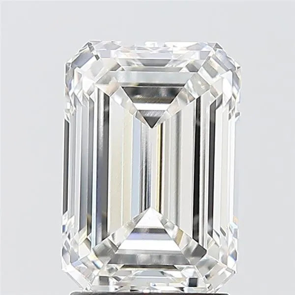 2.57ct Emerald Lab Grown Diamond (Colour G, Clarity VVS2, IGI Certified)
