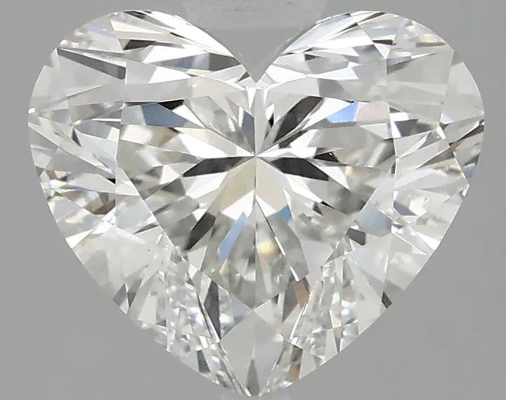 2.57ct Heart Lab Grown Diamond (Colour G, Clarity VVS2, IGI Certified)