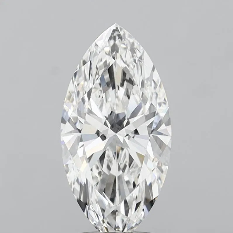 2.57ct Marquise Lab Grown Diamond (Colour F, Clarity VVS2, IGI Certified)