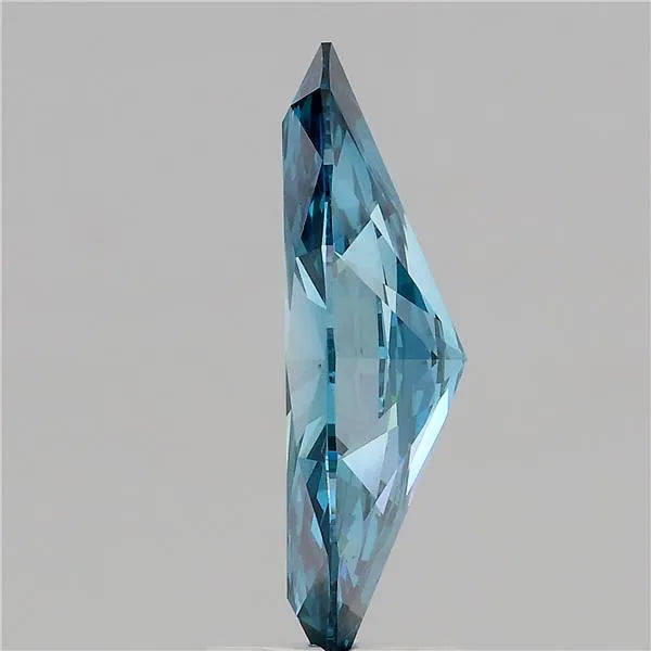 2.57ct Marquise Lab Grown Diamond (Colour Fancy Vivid Blue, Clarity VS1, IGI Certified)