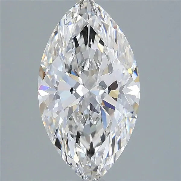 2.57ct Marquise Lab Grown Diamond (Colour G, Clarity VVS2, IGI Certified)