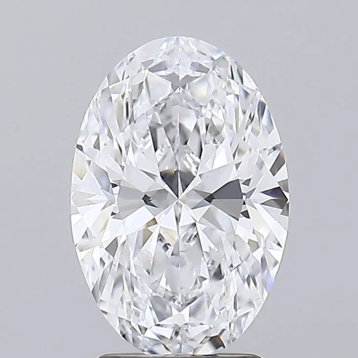 2.57ct Oval Lab Grown Diamond (Colour D, Clarity IF, IGI Certified)