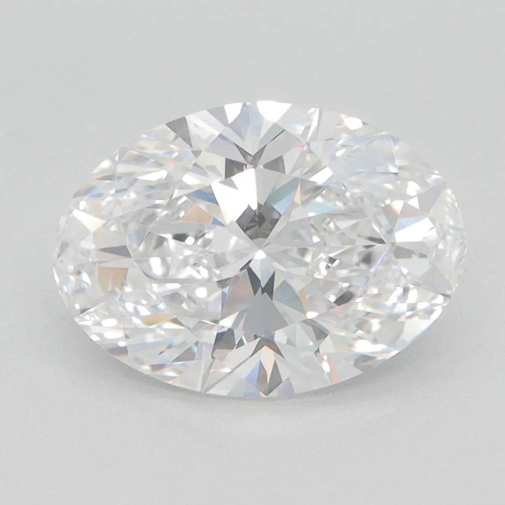2.57ct Oval Lab Grown Diamond (Colour D, Clarity VVS1, GIA Certified)